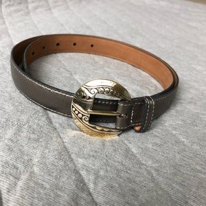 Brighton Belt silver metallic 34